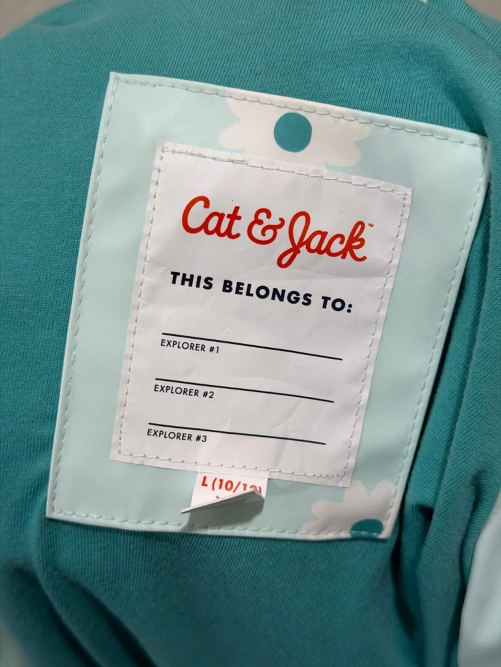Cat & Jack Teal Mint Floral Jacket